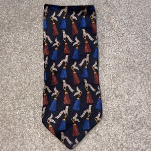 Burberry Tassel Silk Tie